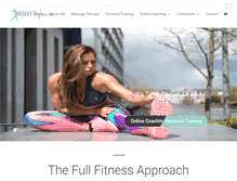 Tablet Screenshot of bodybylouise.com